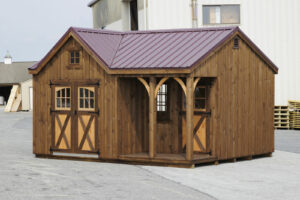 she shed with porch for sale