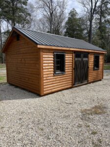 14x20 A-Frame Log Cabin